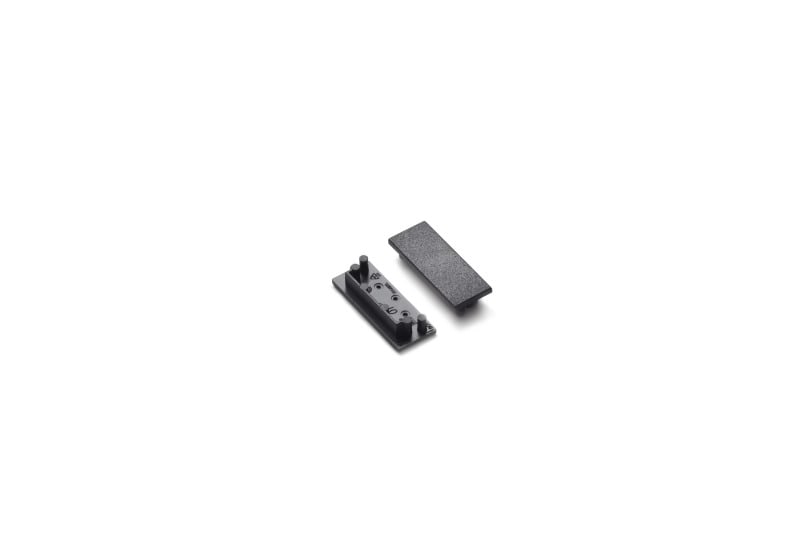 SYLVANIA - Endkappen Anbauprofil flach/breit 30 schwarz