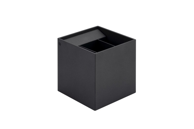 SYLVANIA - START Surface Wall Cube IP54 5,8W 2x140lm 830-840 2CCT schwarz