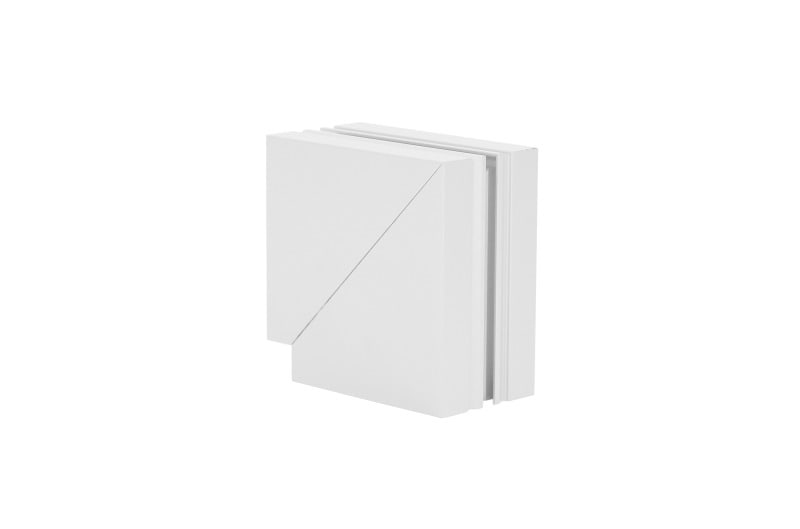 SYLVANIA - Mini Continuum II Eckzubehör 90° elektrisch vertikal weiß opal