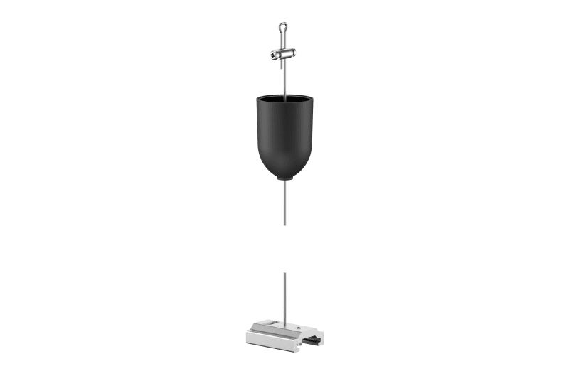 SYLVANIA - OneTrack 1.5m Aufhängungsset 5 schwarz 9000-KIT5-1.5-B