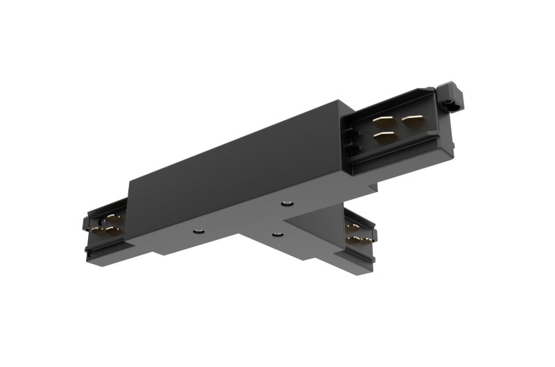 SYLVANIA - OneTrack T-Verbinder innen rechts schwarz 9016/B 3-phasig + DALI