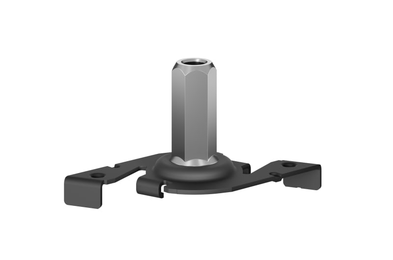 SYLVANIA - OneTrack M6 Befestigungsklemme + Greifer schwarz S-9000/118-B
