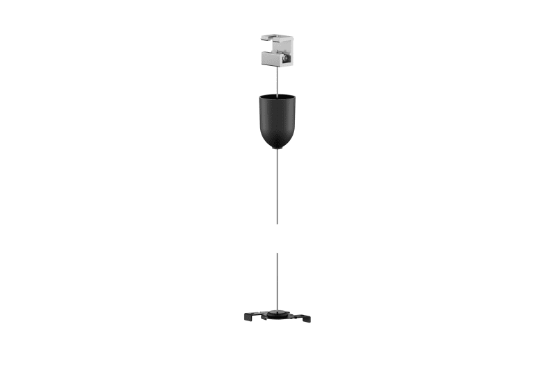 SYLVANIA - OneTrack 1.5m Aufhängungsset 2 schwarz 9000-Kit2-1.5-B
