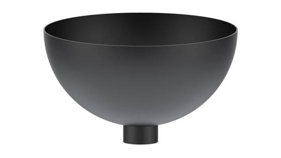 SYLVANIA - OneTrack Deckenrosette Metal (Ø100mm) schwarz S-9000/6-B