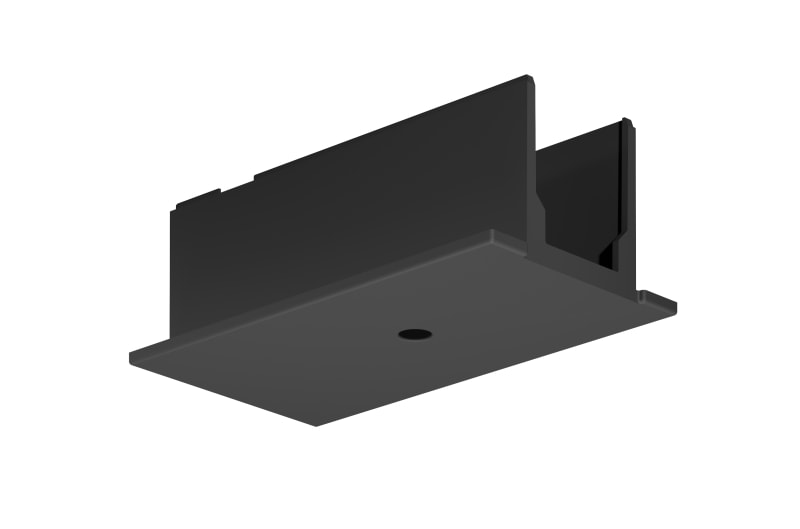 SYLVANIA - OneTrack Einbau Abdeckung Endeinspeisung schwarz S-9001-R/6-B