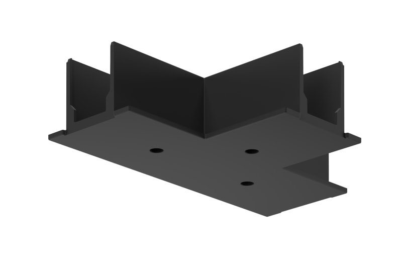 SYLVANIA - OneTrack Einbau Abdeckung T-Einspeisung schwarz S-9013-R/6-B