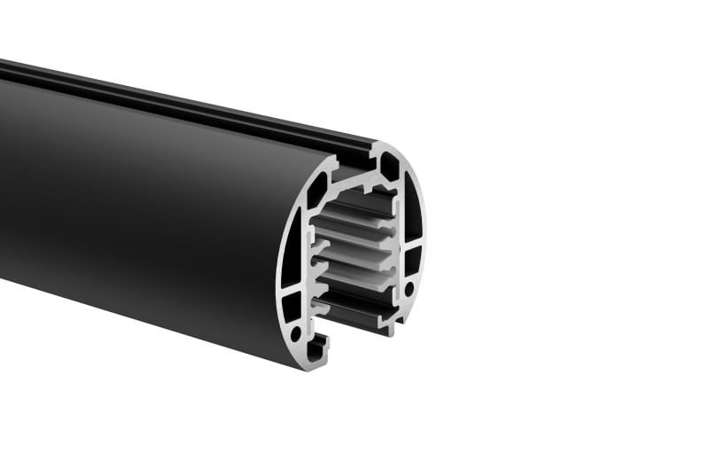 SYLVANIA - Lytespan Stromschiene rund 1m, schwarz, 9000-1/B-ST15