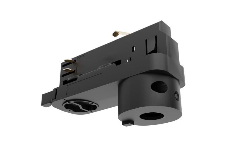SYLVANIA - Lytespan Stromschiene Pendeladapter asymmetrisch 3-Phasen, schwarz, 9209-4/B