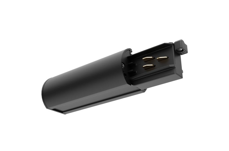 SYLVANIA - Lytespan Stromschiene rund Endeinspeisung rechts, schwarz, 9001-ST15/B