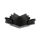 SYLVANIA - Lytespan Stromschiene H-Form L-Verbinder außen, schwarz, 9012/B-H