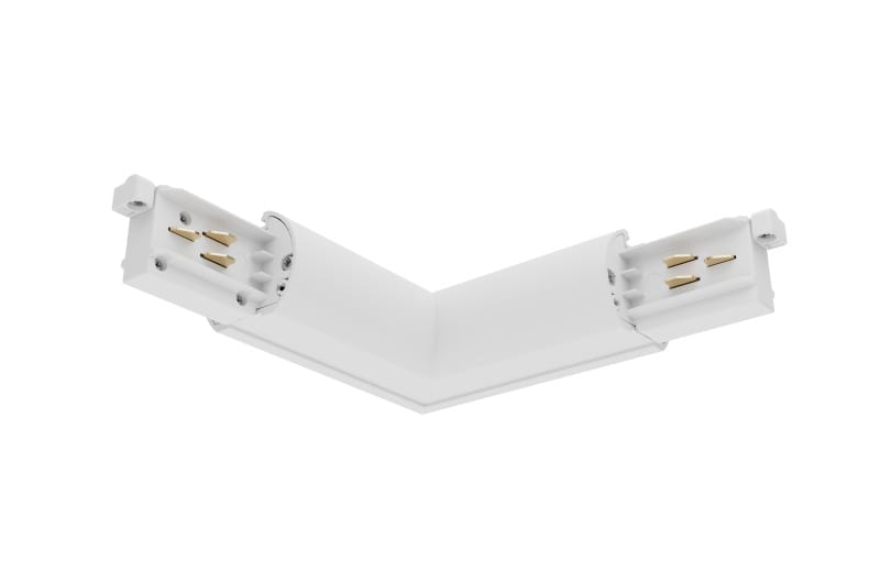 SYLVANIA - Lytespan Stromschiene rund L-Verbinder innen, weiß, 9011-ST15/W
