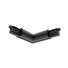 SYLVANIA - Lytespan Stromschiene rund L-Verbinder außen, schwarz, 9012-ST15/B