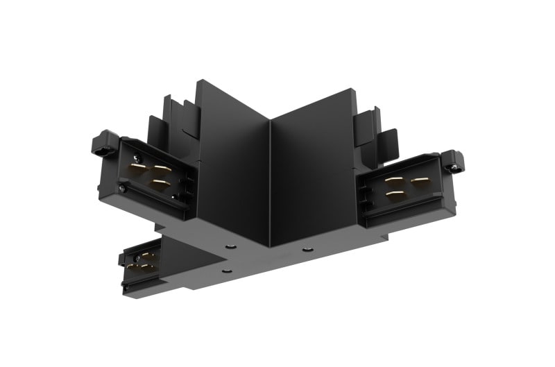 SYLVANIA - Lytespan Stromschiene H-Form T-Verbinder innen links, schwarz, 9015/B-H