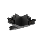 SYLVANIA - Lytespan Stromschiene H-Form T-Verbinder innen links, schwarz, 9015/B-H