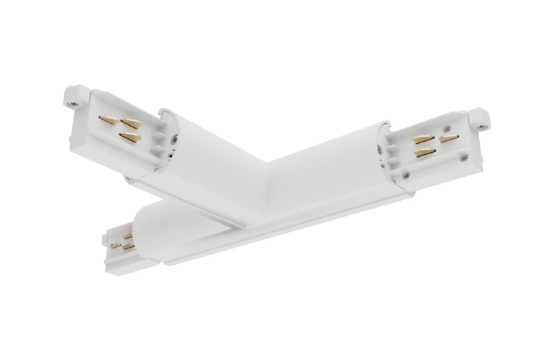 SYLVANIA - Lytespan Stromschiene rund T-Verbinder außen links, weiß, 9013-ST15/W