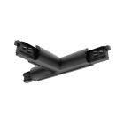 SYLVANIA - Lytespan Stromschiene rund T-Verbinder außen rechts, schwarz, 9014-ST15/B