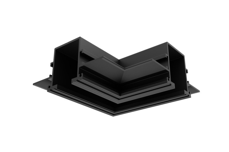 SYLVANIA - Lytespan Stromschiene Abdeckung L-Verbinder schwarz, S-9011/TR-B