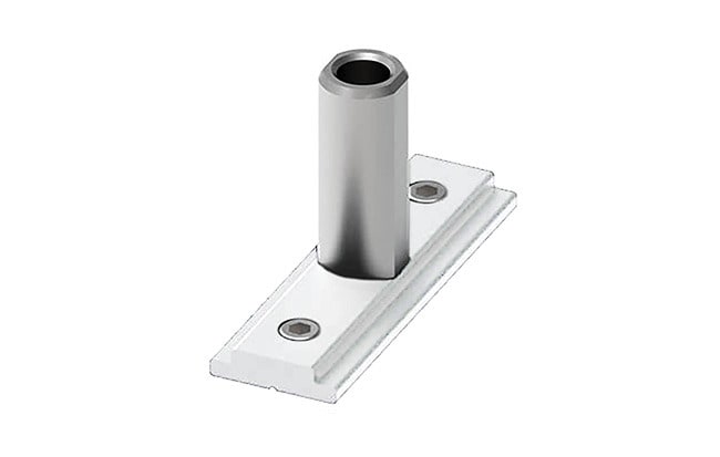 SYLVANIA - Lytespan Stromschiene rund Abhängebügel kurz weiß, S-9500/314-M6-W2