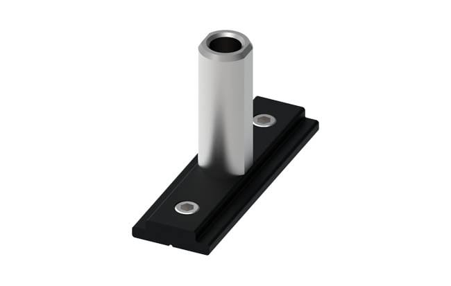 SYLVANIA - Lytespan Stromschiene rund Abhängebügel kurz schwarz, S-9500/314-M6-B