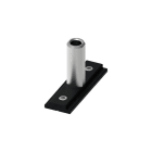 SYLVANIA - Lytespan Stromschiene rund Abhängebügel kurz schwarz, S-9500/314-M6-B