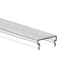 SYLVANIA - Lytespan Stromschiene H-Form Diffusor Polycarbonat 2m, mikroprismatisch, S-9300/MIC-2000