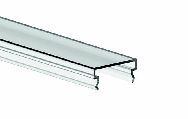SYLVANIA - Lytespan Stromschiene H-Form Diffusor Polycarbonat 2m, opal, S-9300/OP-2000