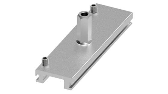 SYLVANIA - Lytespan Stromschiene H-Form Aufhängebügel mittel Alu, S-9000/122-M6-H