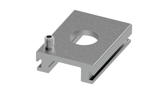 SYLVANIA - Lytespan Stromschiene H-Form Aufhängebügel kurz Alu, S-9000/112-M13-H