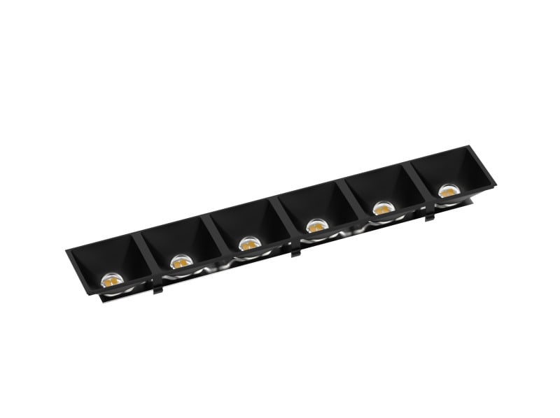 SYLVANIA - Otao Linear Reflektor schwarz 4 Stück