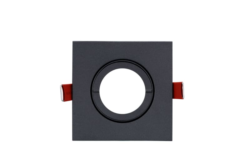 SYLVANIA - Inset Trend Swing 75 GU10 quadratisch IP44 -o. Lampe- schwarz