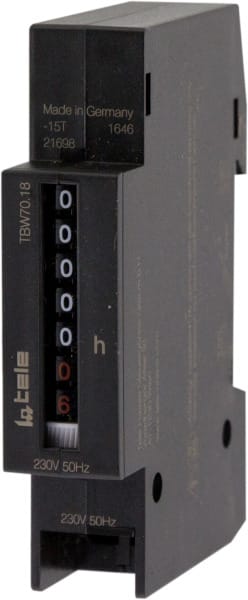 TELE-HAASE - Betriebsstundenzähler, 99.999 Stunden