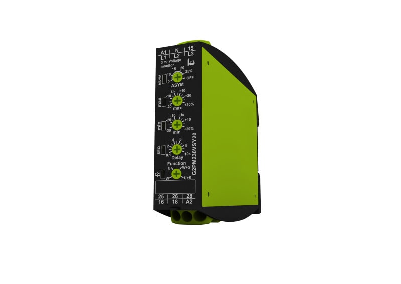 TELE-HAASE - Spannungsüberw 3-ph, 230V, Multifunktion, 2 W, 24-240V AC/DC