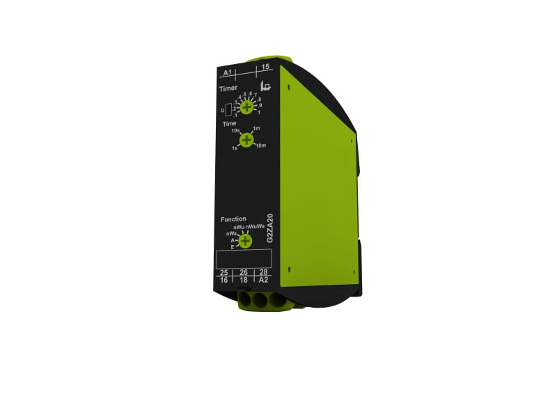 TELE-HAASE - Multif(5 Fkt.) Rückfallverzögert o Hilfssp 2 W 24-240V AC/DC