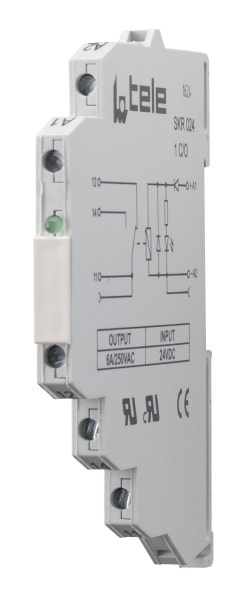 TELE-HAASE - Koppelrelais, 24VDC, 1 Wechsler