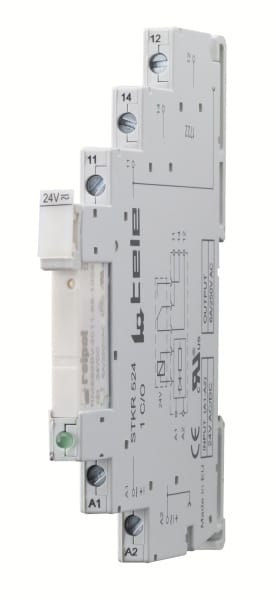 TELE-HAASE - Koppelrelais, 24VAC/DC, 1 Wechsler