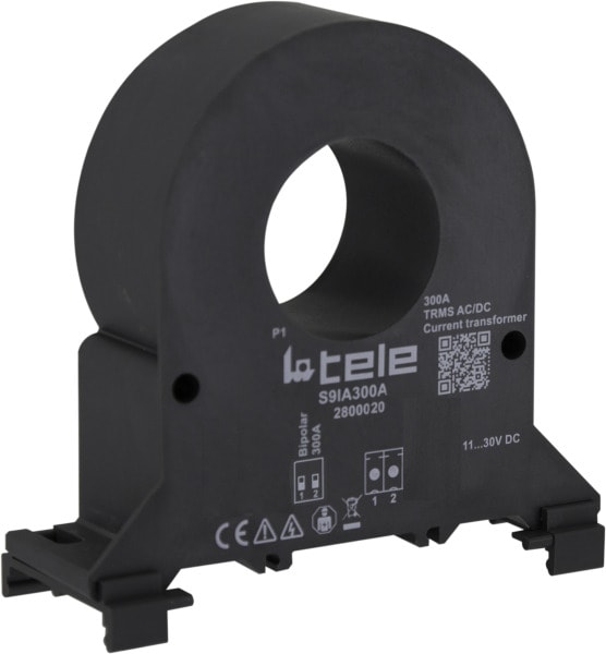 TELE-HAASE - AC/DC Stromwandler 300A mit 4-20mA Schnittstelle, 2-Leiter
