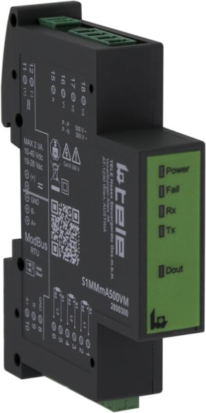 TELE-HAASE - 3-ph.Leistungsm.500VAC,univ.I-Eingang ModBus RTU/RS485 EF