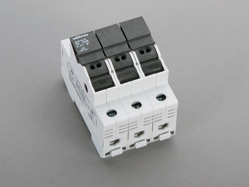 TELE-HAASE - Sicherungshalter 3PH bis 25A, 10x38mm