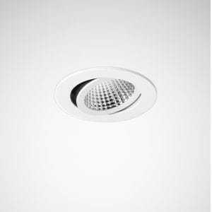 TRILUX - LED-Downlight, kardanisch, 15W/1200-830 IP20 weiß