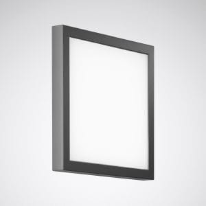 TRILUX - LED-Wand-Deckenleu. 25W/1650-840 IP65 400x400x40 anthrazit