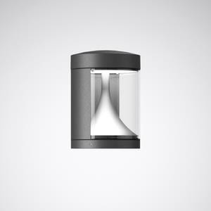 TRILUX - Pollerleuchten 8841 CLO (normal) Linse anthrazit röhrenförmig ETDD 10W 850lm 70 asym. breitstrahlend (AB2L) IP65 IK04 5 SDCM