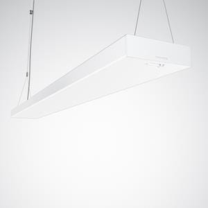 TRILUX - Hängeleuchten Opendo H Linse weiß ETBLE 43W 5300lm Wide reduced glare UGR19 (W19) IK03 3 SDCM