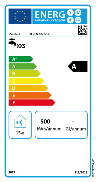 VAILLANT - Warmwasserspeicher eloSTOR plus drucklos 10L. 2kW Obertisch