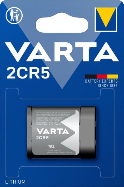 VARTA - Photobatterie Lithium 2CR5 6V 1600mAh 1Bli=1Stk