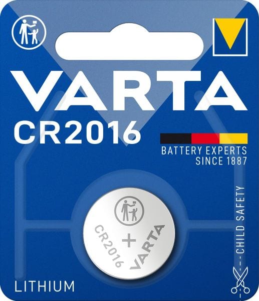 VARTA - Knopfzelle Elektronics Lithium CR2016 3V 1Bli=1Stk
