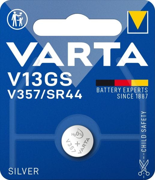 VARTA - Knopfzelle Electronics Silber V13GS/SR44 1.55V 1Bli=1Stk