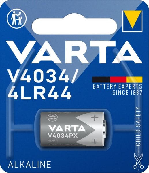 VARTA - Fotobatterie Electronics Alkaline V4034/4LR44 6V 1Bli=1Stk