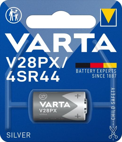 VARTA - Photobatterie Electronics Silber V28PX/4SR44 6.2V 1Bli=1Stk