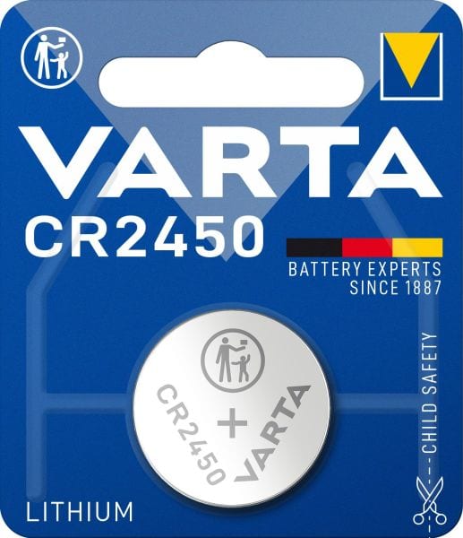 VARTA - Knopfzelle Electronics Lithium CR2450 3V 1Bli=1Stk