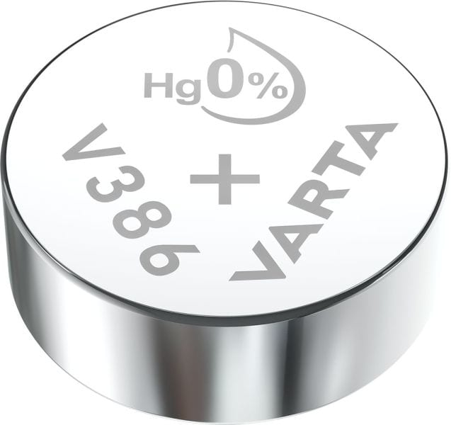 VARTA - Knopfzelle Watch Silber V386/SR43 1.55V 1Bli=1Stk